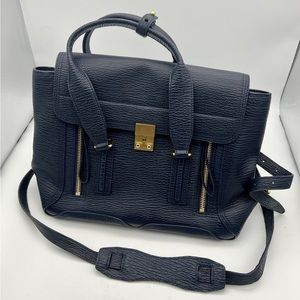 Philip Lim Pashli medium satchel in blue. Lightly used